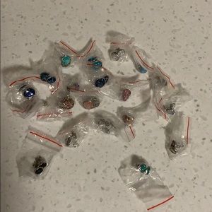20 pairs of Druzy earrings